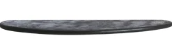 Light en Living Wandplank 110x25x3 cm GINOSA hout mat zwart