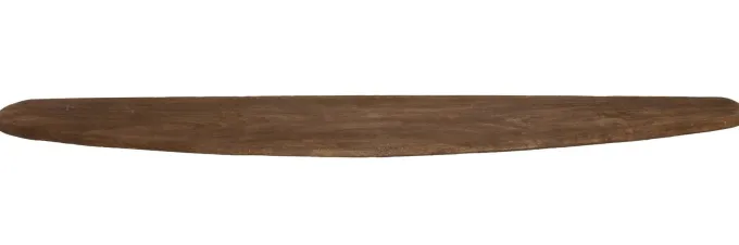 Light en Living Wandplank 80x20x3 cm GINOSU mat donker bruin