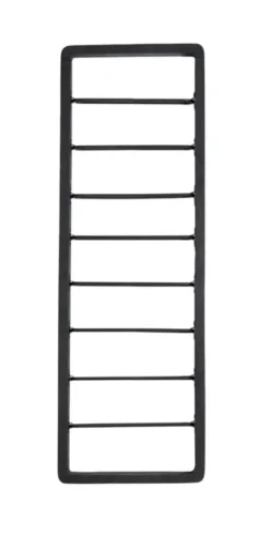 Light en Living Wijnrek 8 flessen 40x6x120 cm SORRENTO hout zwart+zwart