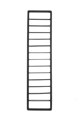 Light en Living Wijnrek 13 flessen 40x6x160 cm SORRENTO hout zwart+zwart