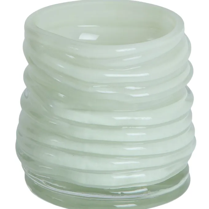 Light en Living Windlicht MILYAN Ø10x9 cm mintgroen glas | Light & Living