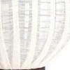 Light en Living Windlicht Ø32x40 cm Dazio Linen Natural+donkerbruin hout