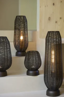 Light en Living Windlicht Ø18,5x24 cm SAMRET mat bruins-brons