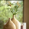 Light en Living Windlicht Ø18x36 cm MALDA mango hout bruin + glas