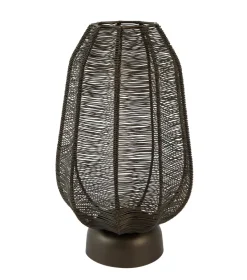 Light en Living Windlicht Ø23x38,5 cm SAMRET mat bruin-brons