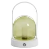 Light en Living Yeremi Tafellamp LED Ø12×19 cm glas groen+crème