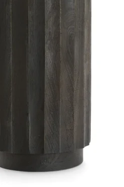 Light en Living Zuil ELLENA Ø35x80 cm | Hout Donkerbruin Mat – Light & Living