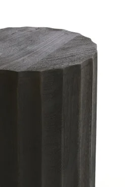 Light en Living Zuil ELLENA Ø35x60 cm | Hout Donkerbruin Mat – Light & Living