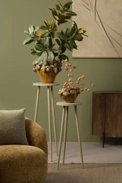 Light en Living Zuil Ø31x80 cm DIMEKA olijf groen
