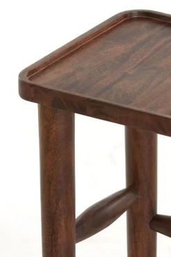 Light en Living Zuil 32x32x80 cm QIANO acacia hout bruin