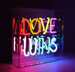 Locomocean Love Wins Neon Box