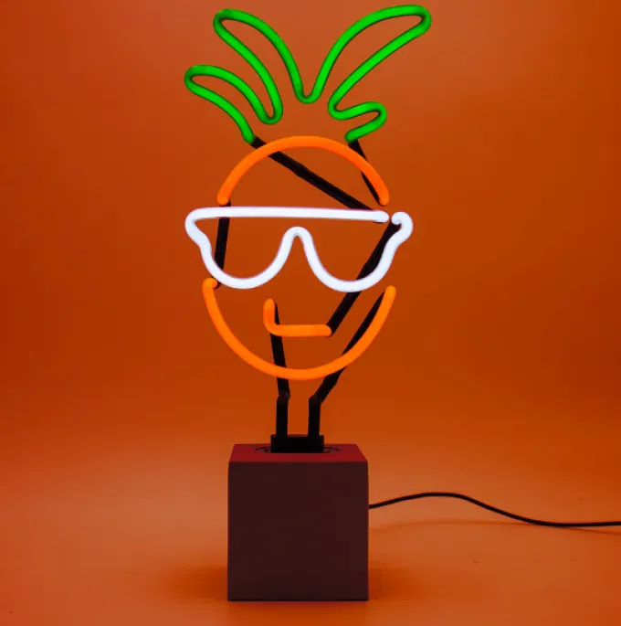 Locomocean Neon licht met voet - Pineapple