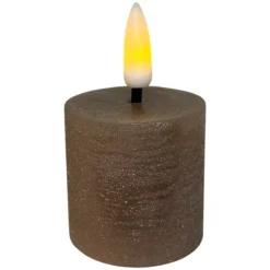 Mansion Atmosphere Oplaadbaar LED-theelichtje 3,8 x 4 cm Beige Champagne