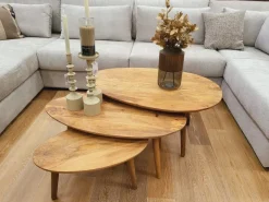 Nijwie Hamburg salontafel ovaal groot 98 cm