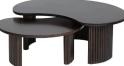 Nijwie Salontafel Firenze - boonvormig - 125 cm