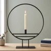 Parlane Parlane Kandelaar HOOP Zwart - 58x8x44,5 cm
