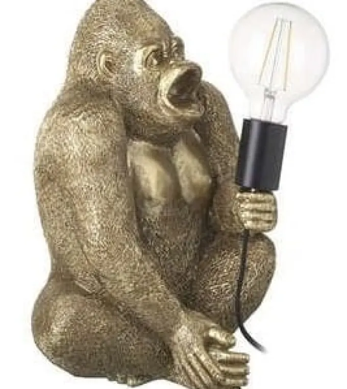 Parlane Tafellamp 26x25x38 cm ELTON THE GORILLA goud