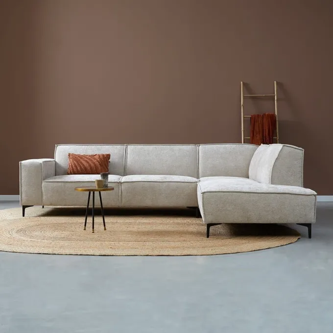 Pepp Interiors Hoekbank River - Ottoman rechts - Majestic 603