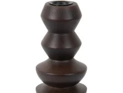 Present Time Kandelaar Formado groot mangohout walnoot 23 cm | Present Time