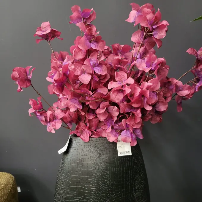 Present Time Kunsttak Flower Stem paars + roze