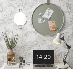 Present Time Memobord Perky metaal jadegroen met ophangbandje en 6 magneten