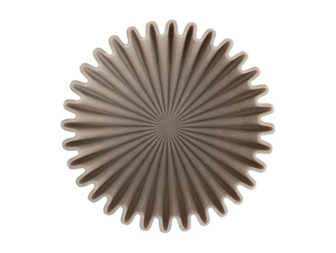 Present Time Schaal Wave medium licht grijs