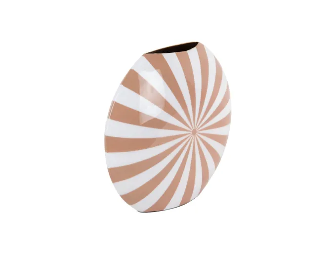 Present Time Vaas Candy Swirl zacht bruin - wit medium