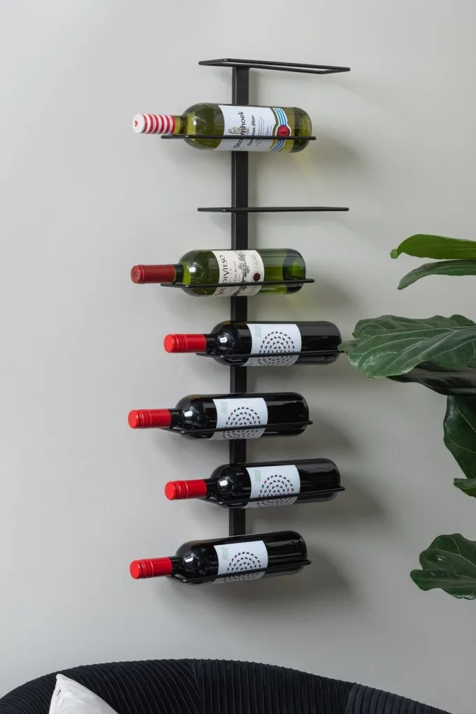 Present Time Wijnrek Float zwart