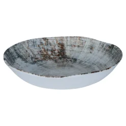 PTMD Diep bord Kaylaa Multicolor porselein rond 20 cm