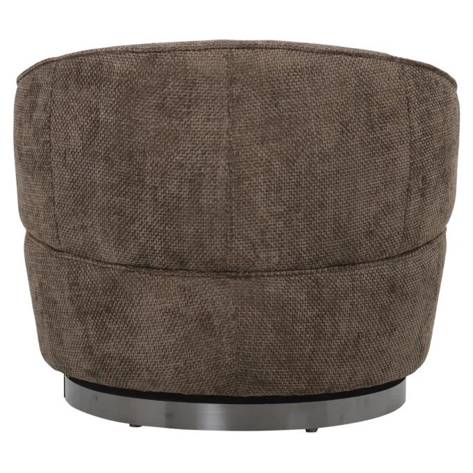 PTMD Draaibare Fauteuil Filou Donkerbruin Eden