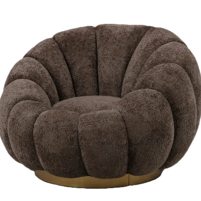 PTMD Fauteuil Daisy Euphoria Antelope - Luxe Draaifauteuil