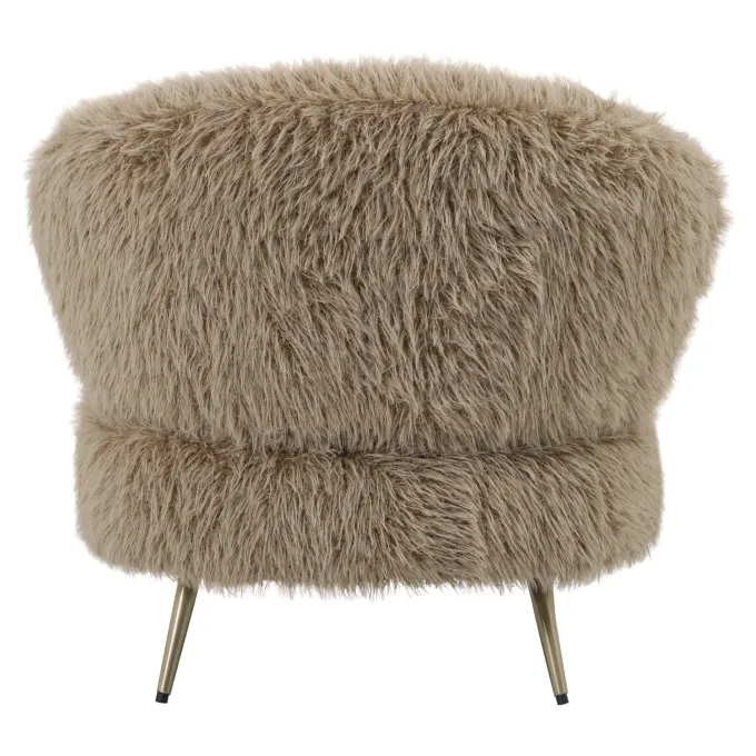 PTMD Fauteuil Franklyn Hair bruin