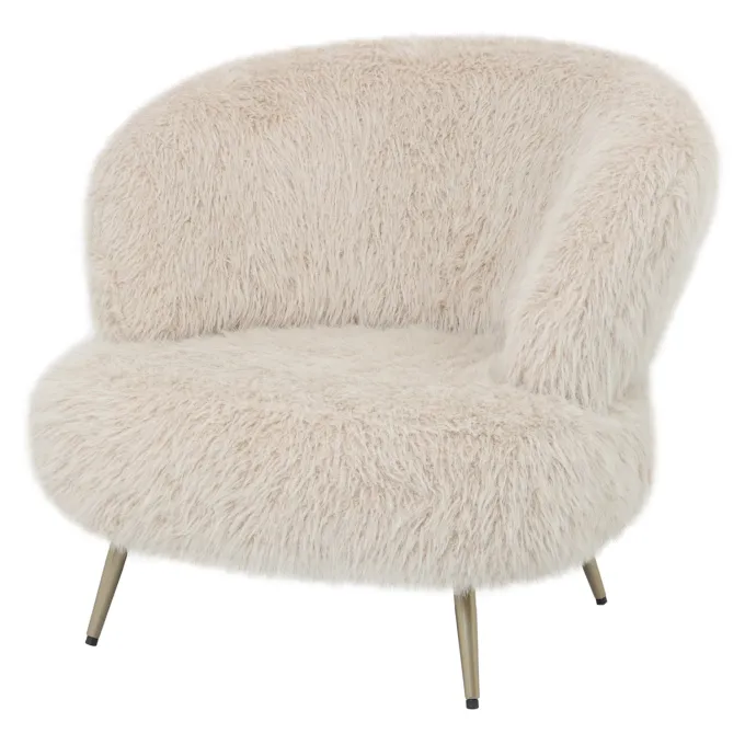 PTMD Fauteuil Franklyn Hair beige