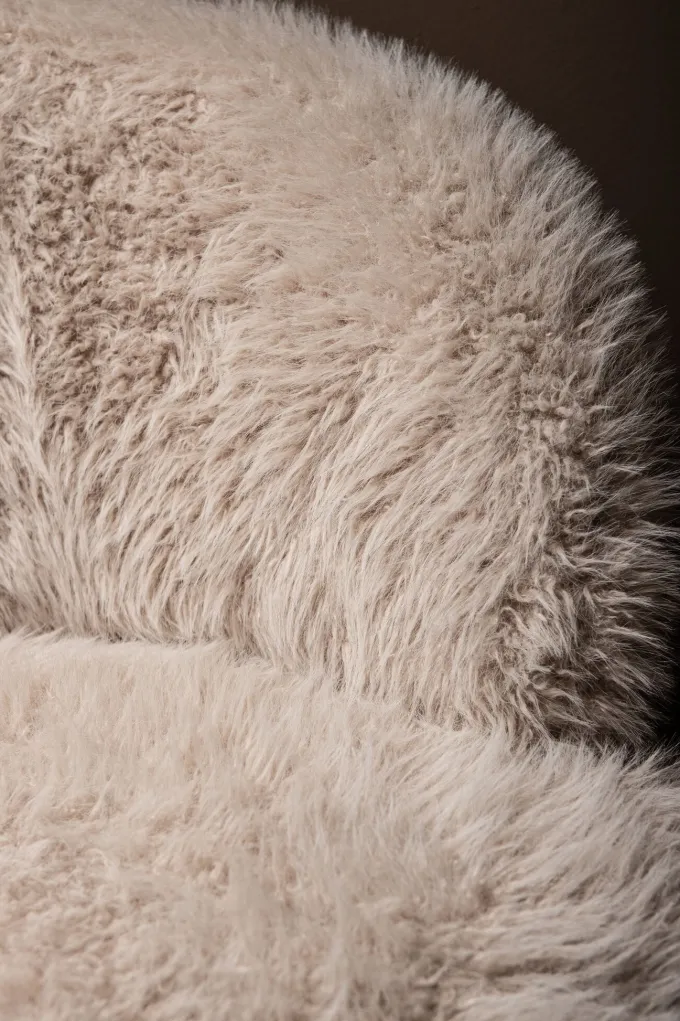 PTMD Fauteuil Franklyn Hair beige