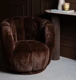 PTMD Fauteuil Furia donkerbruin