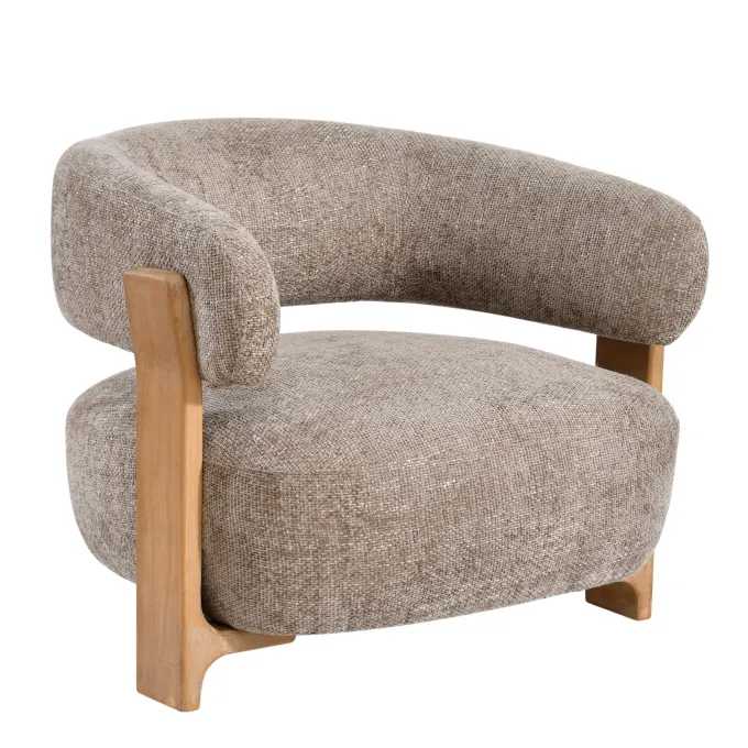 PTMD Fauteuil Mire taupe
