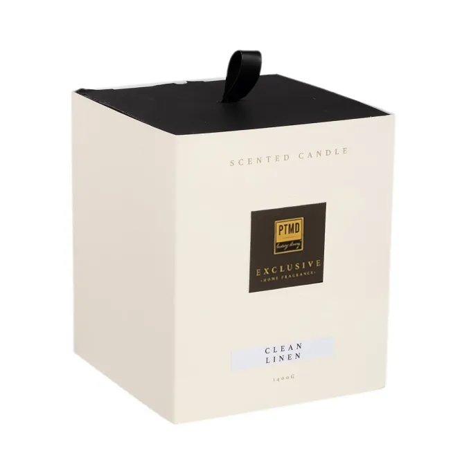 PTMD Geurkaars PTMD Exclusive clean linen 900gr