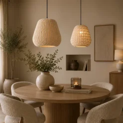 PTMD Hanglamp Tayma Creme patroon S