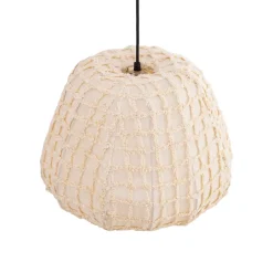 PTMD Hanglamp Tayma Creme patroon S