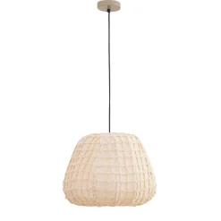 PTMD Hanglamp Tayma Creme patroon S