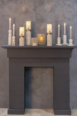 PTMD Kandelaar Gwena Naturel alabaster layers S