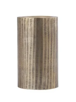 PTMD Kandelaar Jowad Antique Gold alu sheet rib S