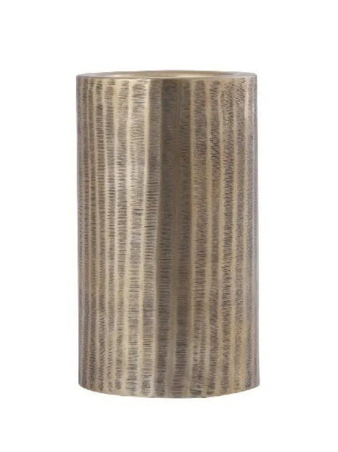 PTMD Kandelaar Jowad Antique Gold alu sheet rib S
