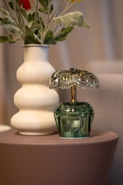 PTMD Kaydie Groen bloemvormige LED-lamp