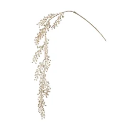 PTMD Kunsttak Berry Plant Zilver berry hanging spray
