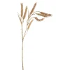 PTMD Kunsttak Leaves Plant gold metallic wheat spray