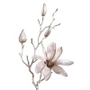 PTMD Kunsttak Magnolia Champagne fluweelachtige tros