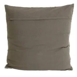 PTMD Kussen Zaraa Taupe katoen kussen weavy S