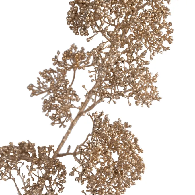 PTMD Leaves Plant metallic goud - Luxe kunstplant in goud