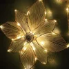 PTMD LED Decoratiebloem Madeline Crème – 36 x 40 cm